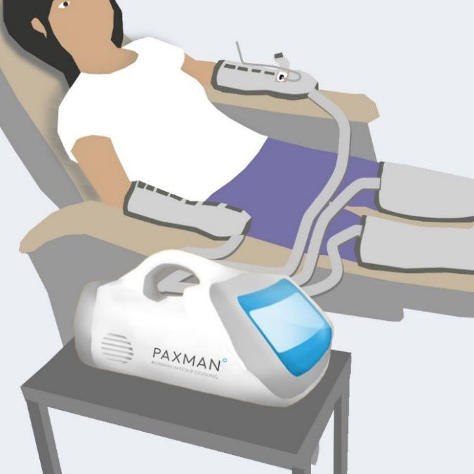 Paxman portable limb cryocompression device for reducing CIPN