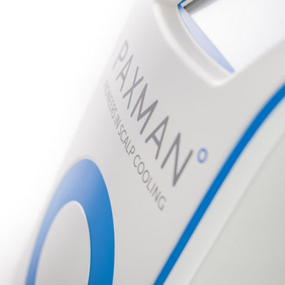 Paxman Scalp Cooling system up close